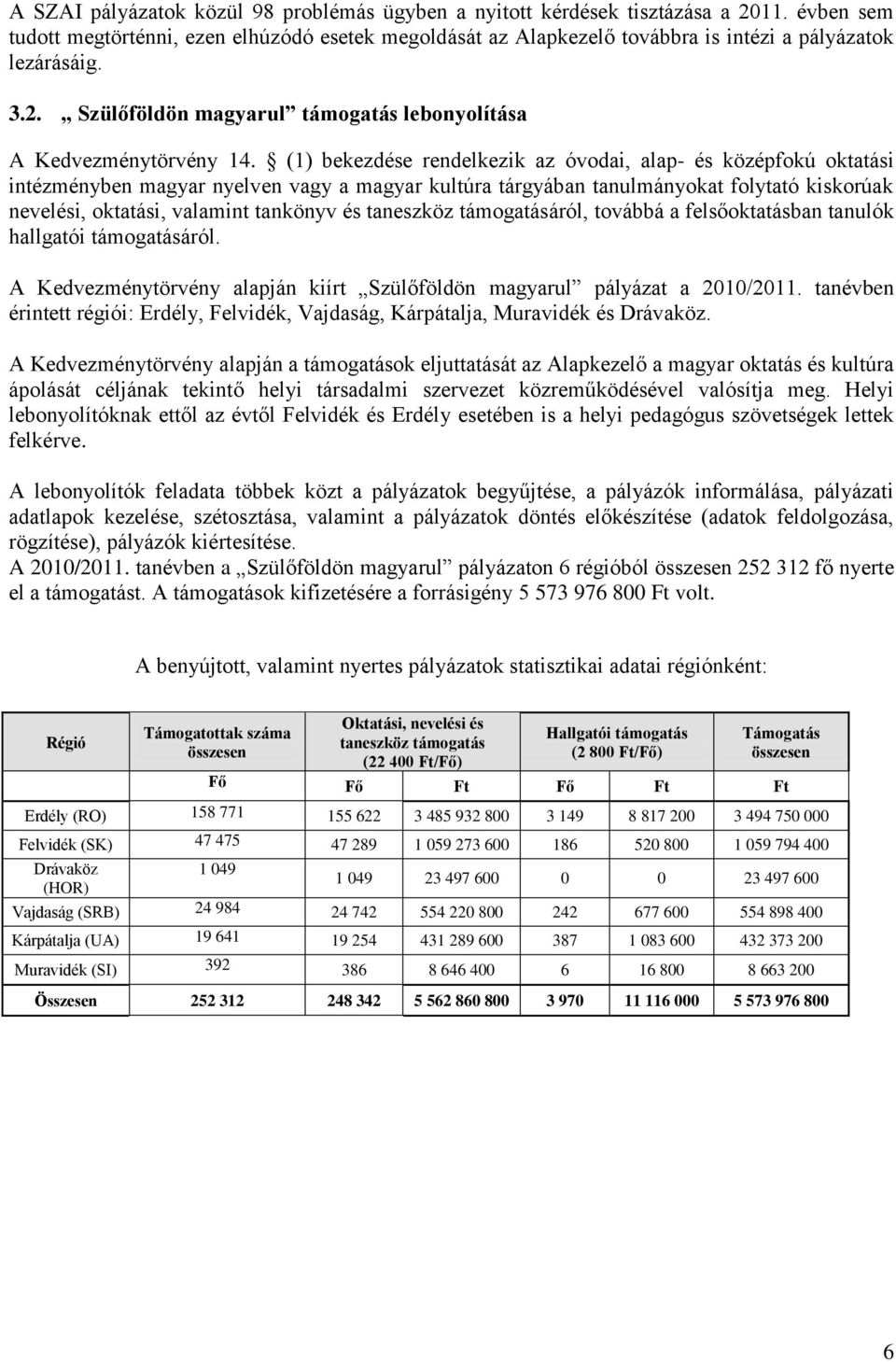 (1) bekezdése rendelkezik az óvodai, alap- és középfokú oktatási intézményben magyar nyelven vagy a magyar kultúra tárgyában tanulmányokat folytató kiskorúak nevelési, oktatási, valamint tankönyv és