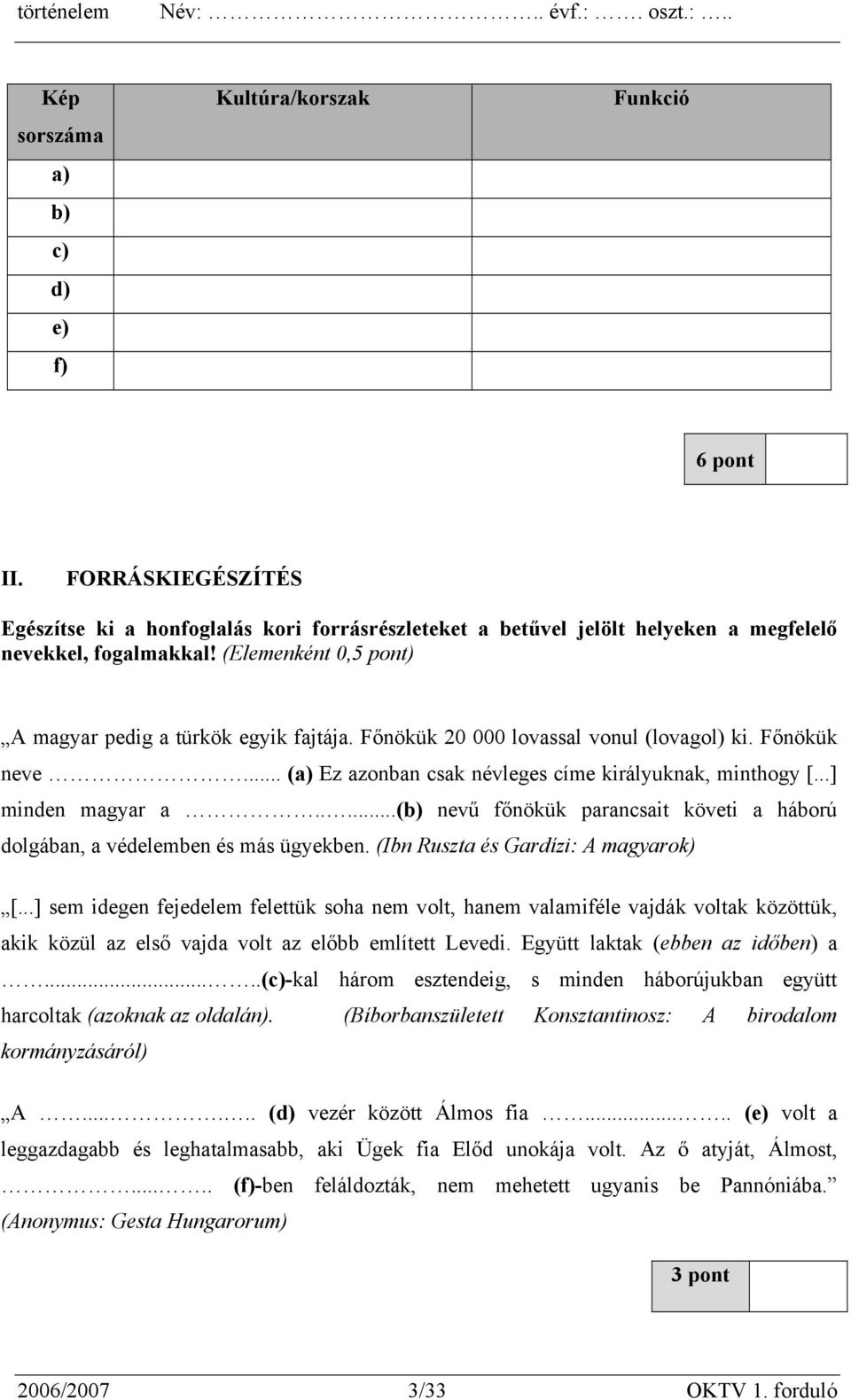 ....(b) nevű főnökük parancsait követi a háború dolgában, a védelemben és más ügyekben. (Ibn Ruszta és Gardízi: A magyarok) [.