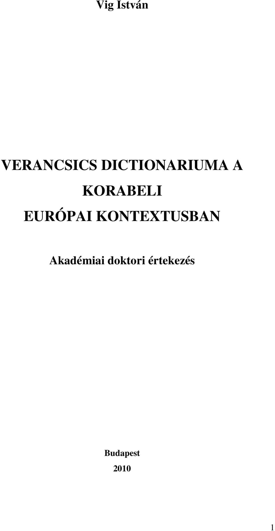 EURÓPAI KONTEXTUSBAN