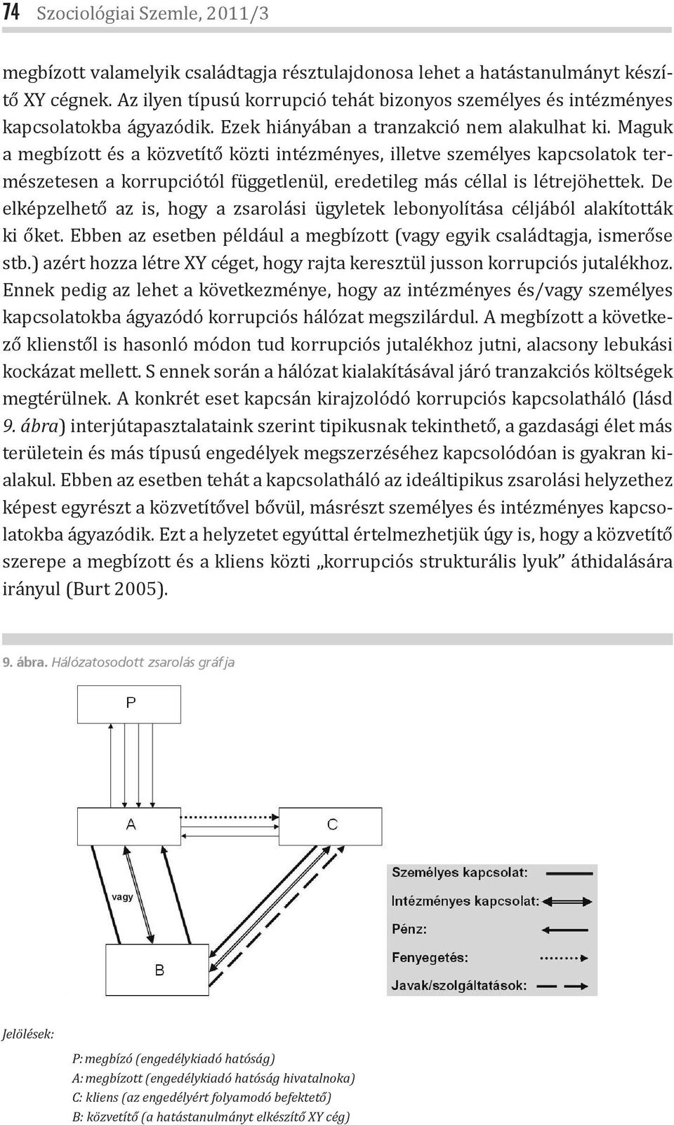 Maguk a megbízott és a közvetítő közti intézményes, illetve személyes kapcsolatok természetesen a korrupciótól függetlenül, eredetileg más céllal is létrejöhettek.