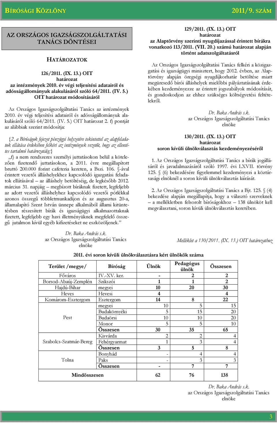 f) pontját az alábbiak szerint módosítja: {2.