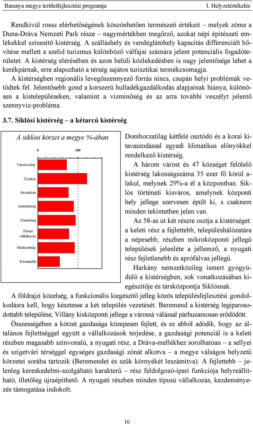 A kistérség elérésében és azon belüli közlekedésben is nagy jelentősége lehet a kerékpárnak, erre alapozható a térség sajátos turisztikai termékcsomagja.