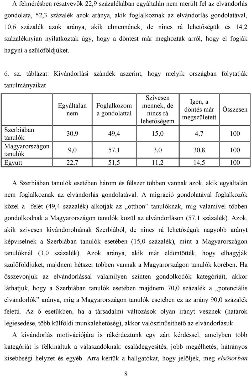 zaléknyian nyilatkoztak úgy, hogy a döntést már meghozták arról, hogy el fogják hagyni a szü