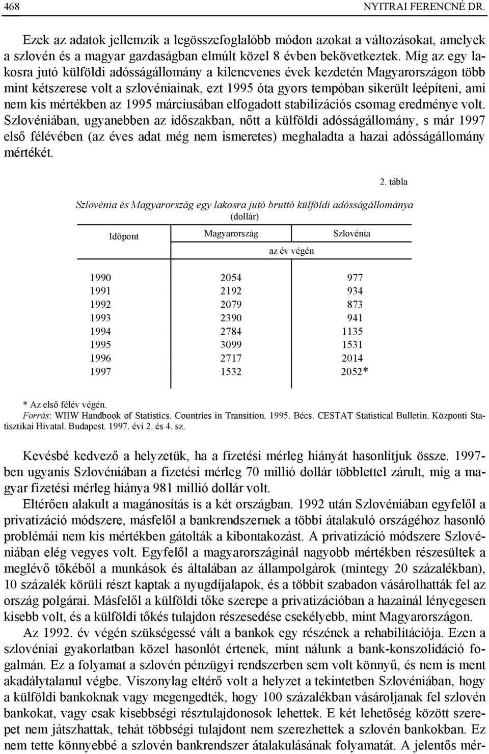 mértékben az 1995 márciusában elfogadott stabilizációs csomag eredménye volt.