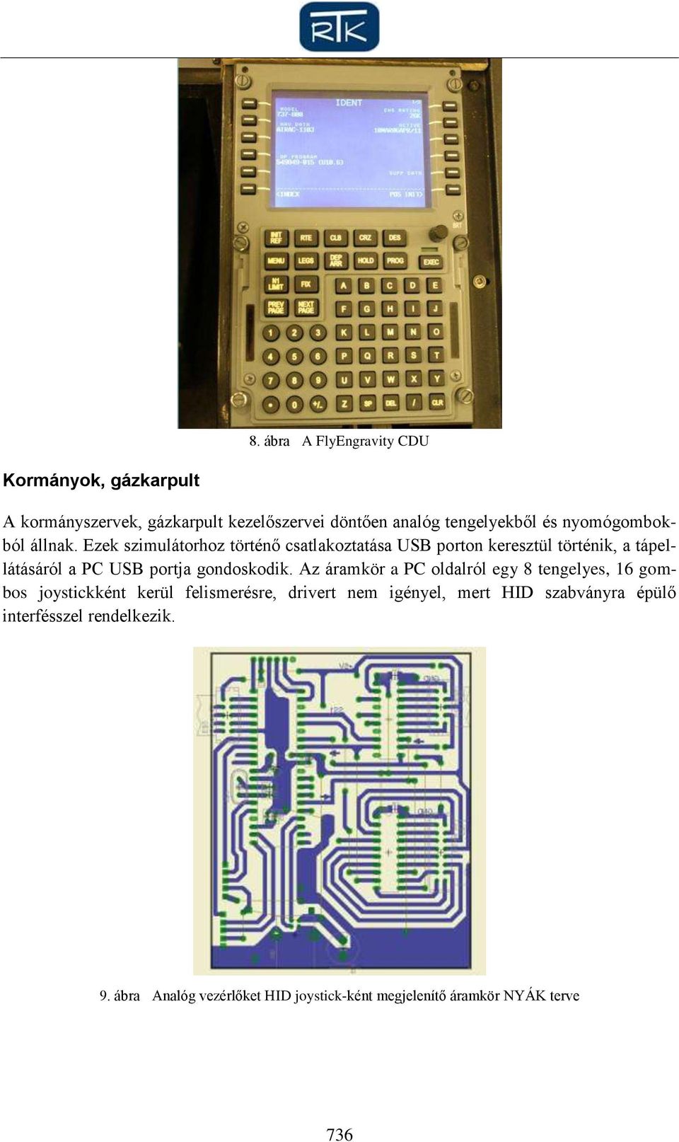 Ezek szimulátorhoz történő csatlakoztatása USB porton keresztül történik, a tápellátásáról a PC USB portja gondoskodik.