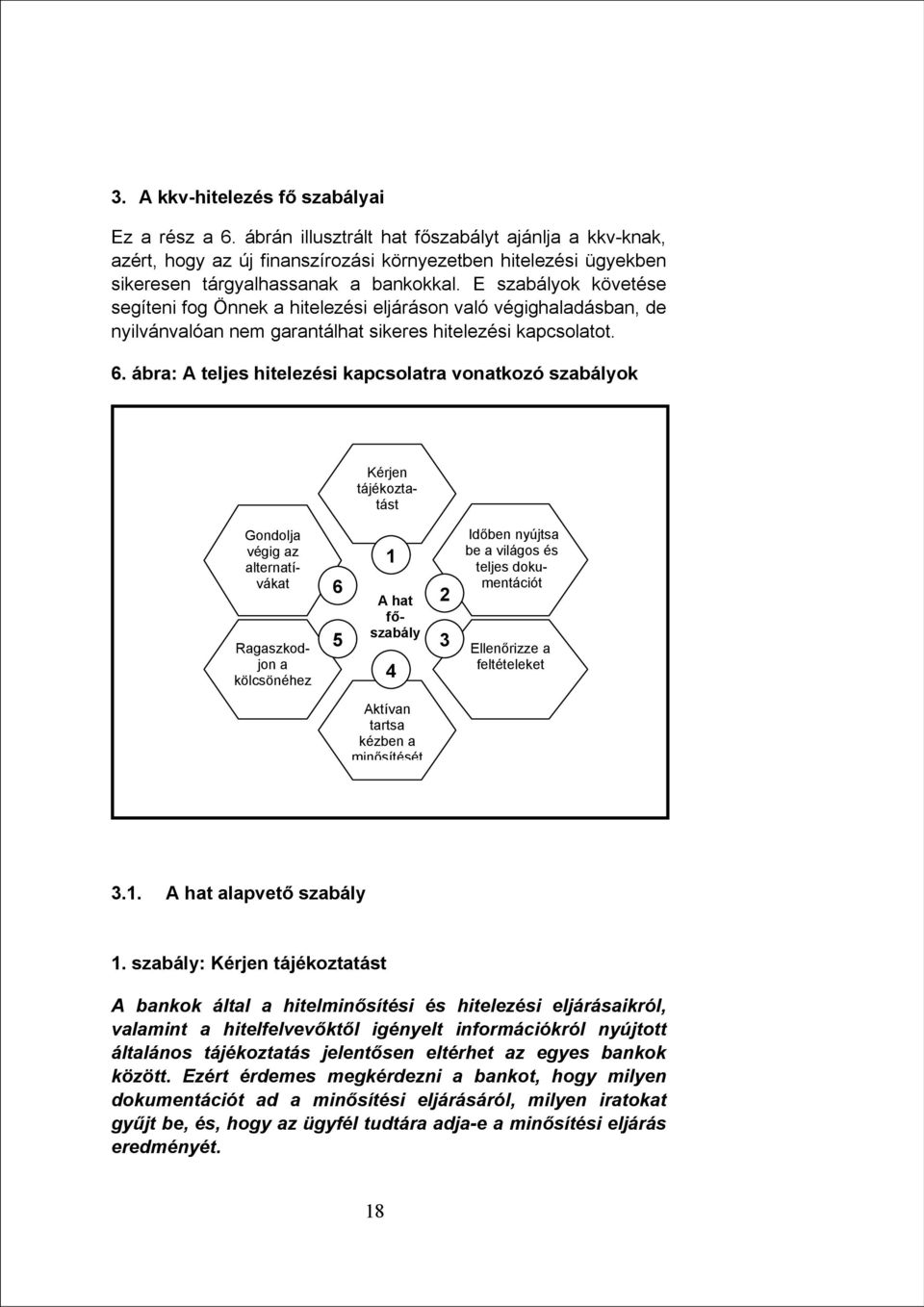 E szabályok követése segíteni fog Önnek a hitelezési eljáráson való végighaladásban, de nyilvánvalóan nem garantálhat sikeres hitelezési kapcsolatot. 6.