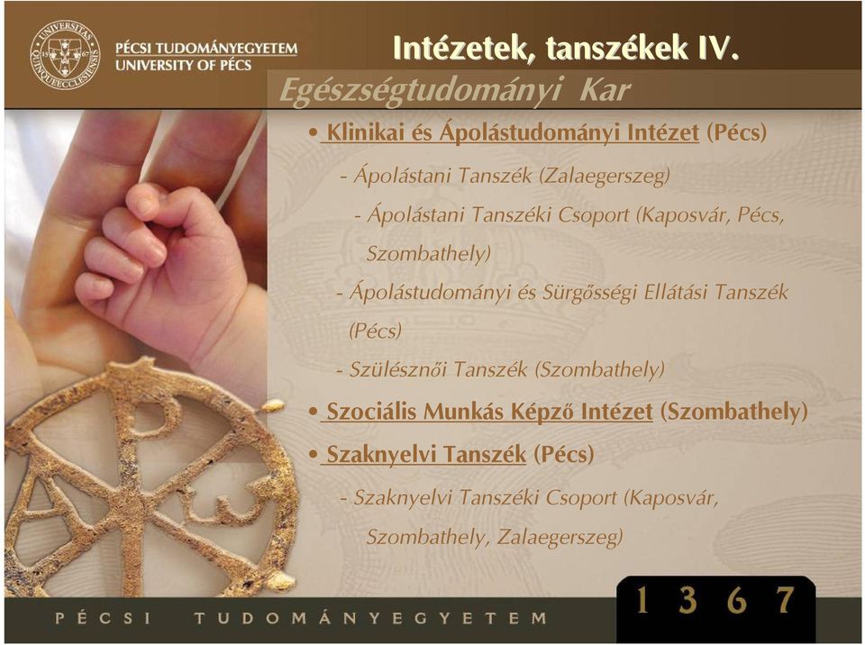 Tanszéki Csoport (Kaposvár, Pécs, Szombathely) - Ápolástudományi és Sürgősségi Ellátási Tanszék