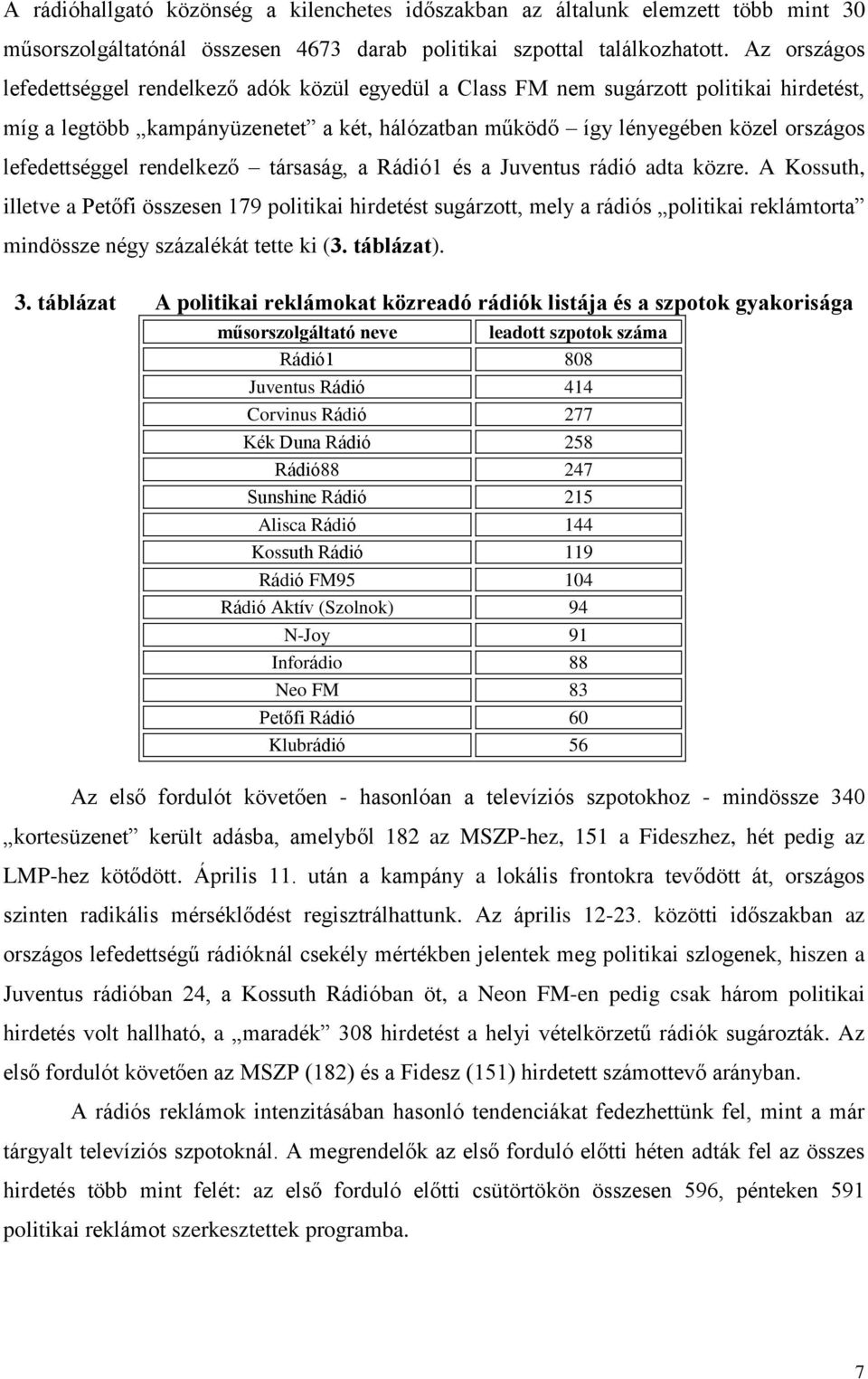 lefedettséggel rendelkező társaság, a Rádió1 és a Juventus rádió adta közre.