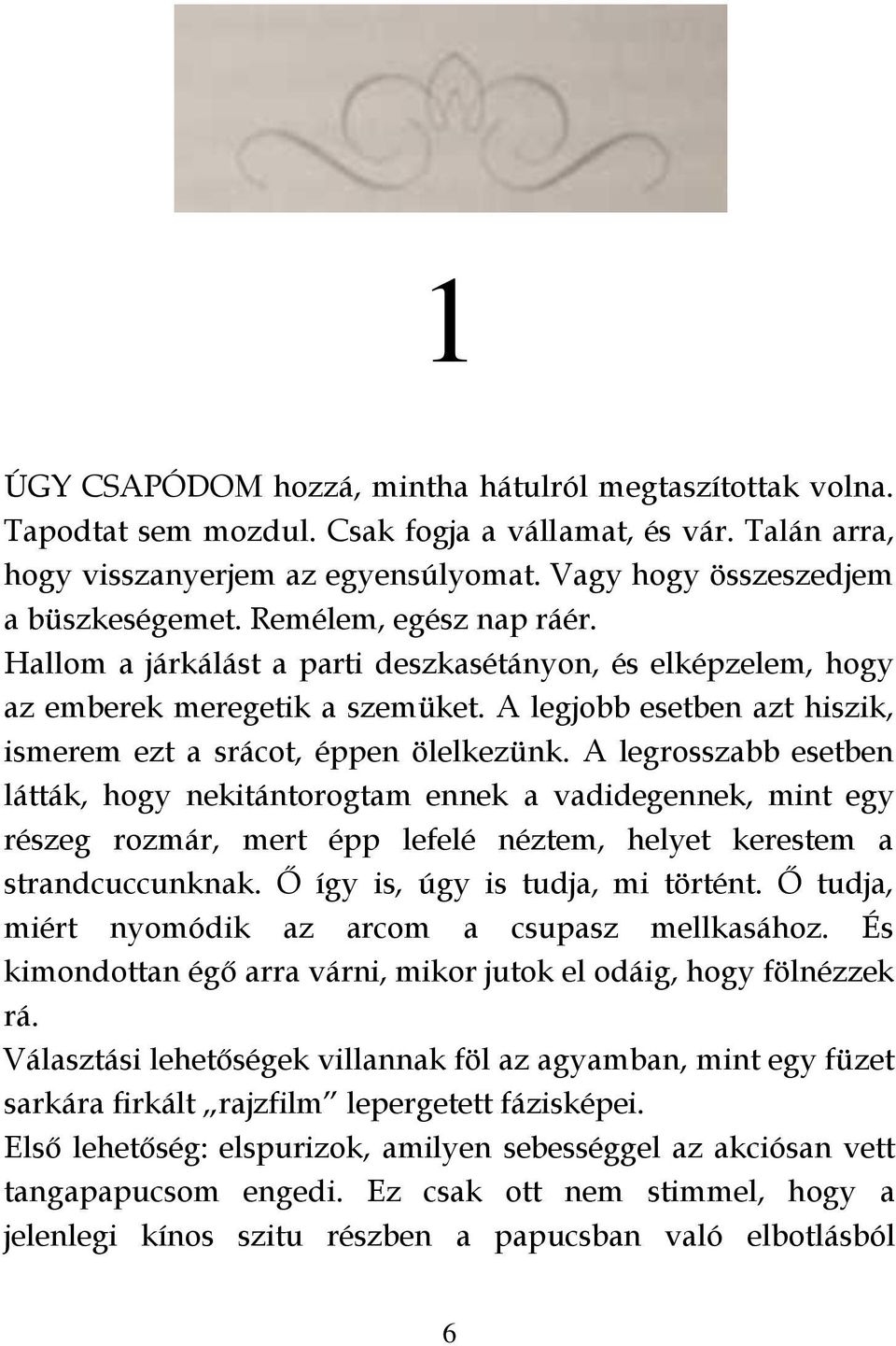 A legrosszabb esetben látták, hogy nekitántorogtam ennek a vadidegennek, mint egy részeg rozmár, mert épp lefelé néztem, helyet kerestem a strandcuccunknak. Ő így is, úgy is tudja, mi történt.