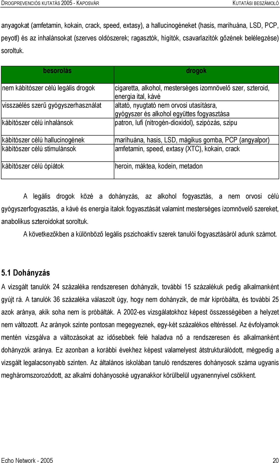 besorolás nem kábítószer célú legális drogok visszaélés szerű gyógyszerhasználat kábítószer célú inhalánsok kábítószer célú hallucinogének kábítószer célú stimulánsok kábítószer célú ópiátok drogok