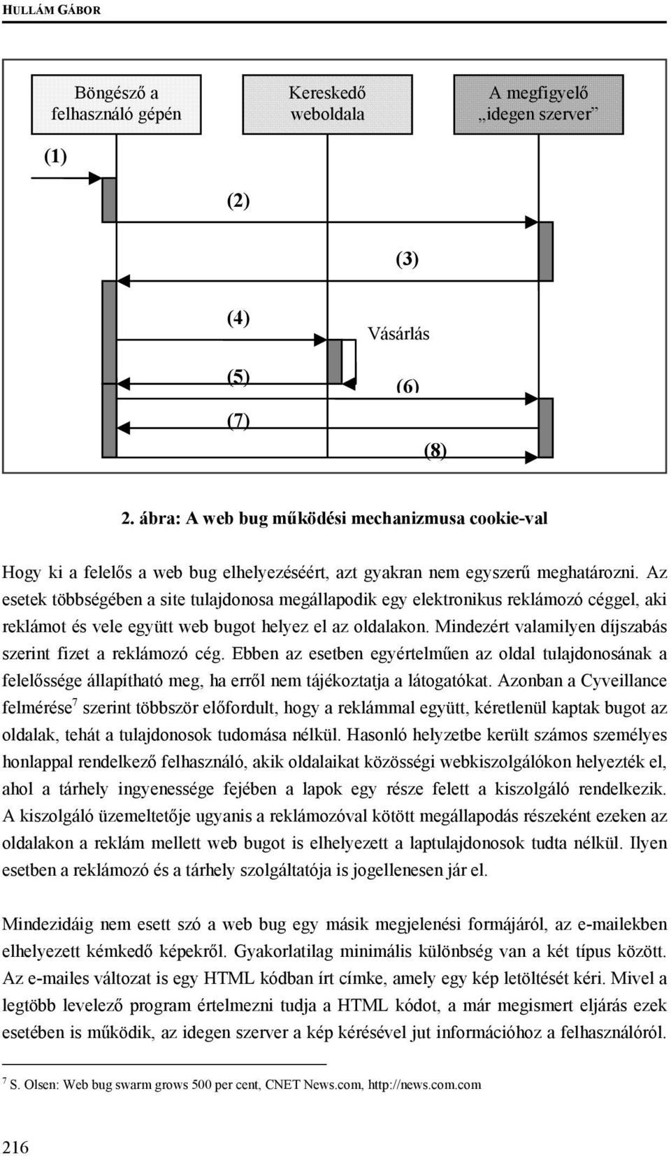 Az esetek többségében a site tulajdonosa megállapodik egy elektronikus reklámozó céggel, aki reklámot és vele együtt web bugot helyez el az oldalakon.