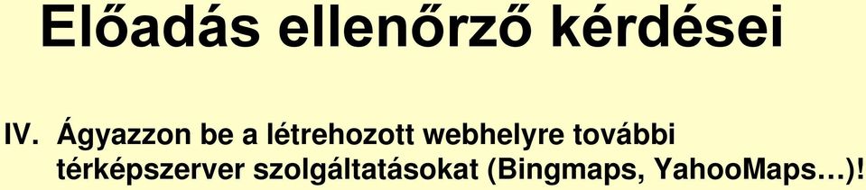 webhelyre további térképszerver