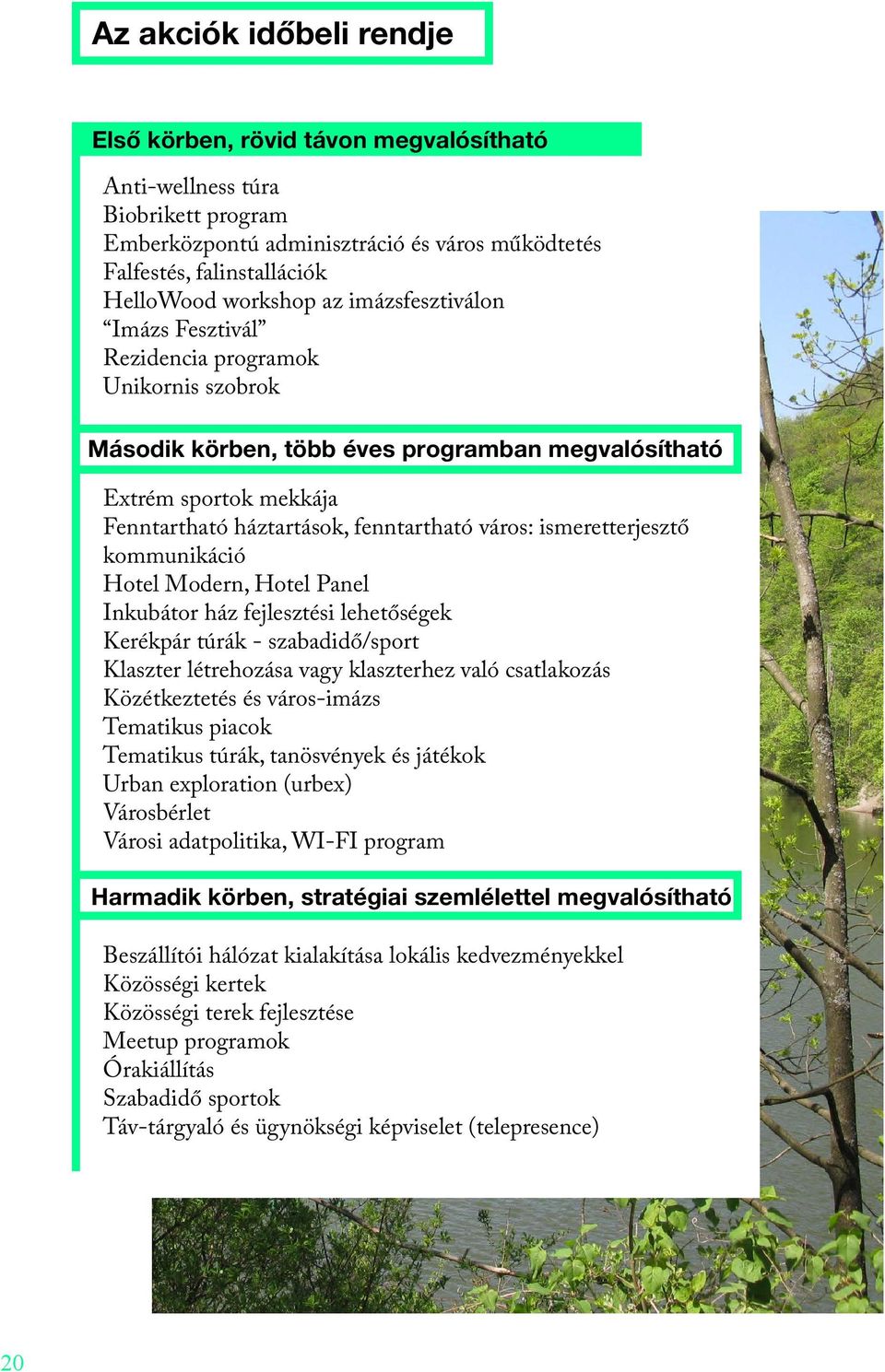 háztartások, fenntartható város: ismeretterjesztő kommunikáció Hotel Modern, Hotel Panel Inkubátor ház fejleszti lehetőségek Kerékpár túrák - szabadidő/sport Klaszter létrehozása vagy klaszterhez