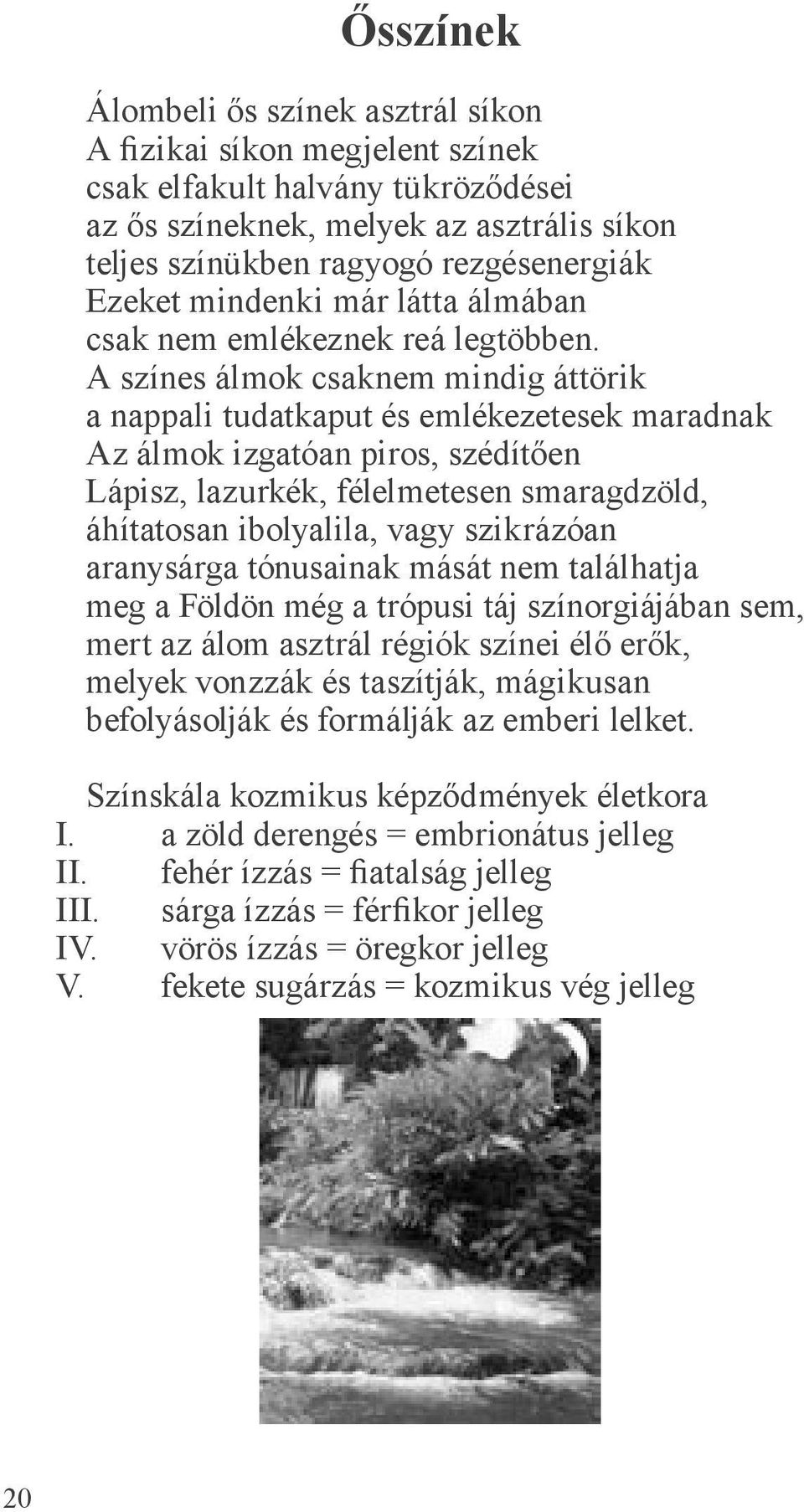 A színes álmok csaknem mindig áttörik a nappali tudatkaput és emlékezetesek maradnak Az álmok izgatóan piros, szédítően Lápisz, lazurkék, félelmetesen smaragdzöld, áhítatosan ibolyalila, vagy