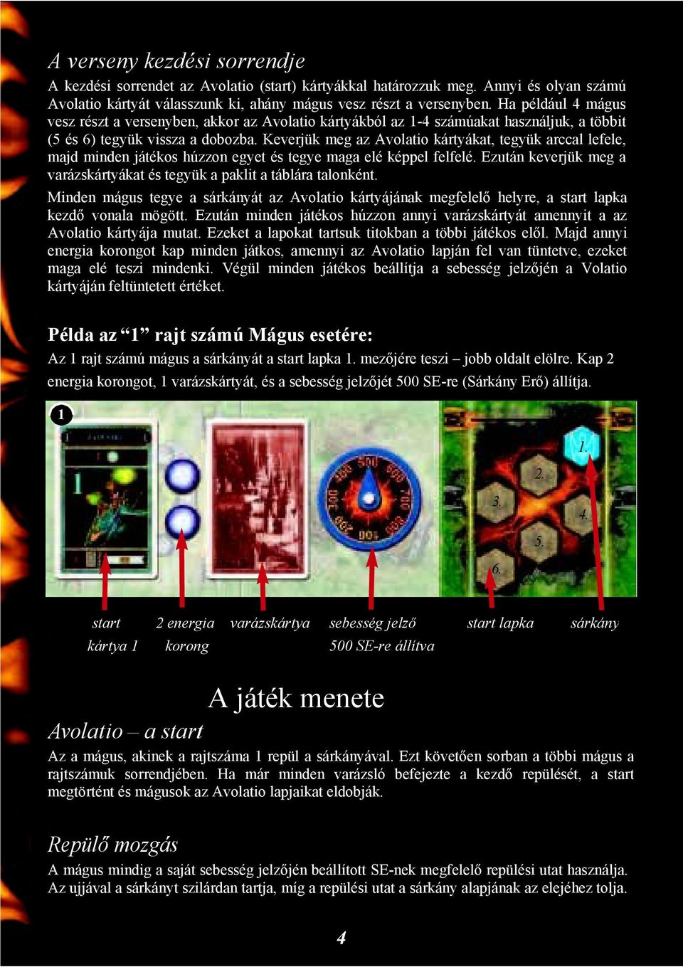 Keverjük meg az Avolatio kártyákat, tegyük arccal lefele, majd minden játékos húzzon egyet és tegye maga elé képpel felfelé.