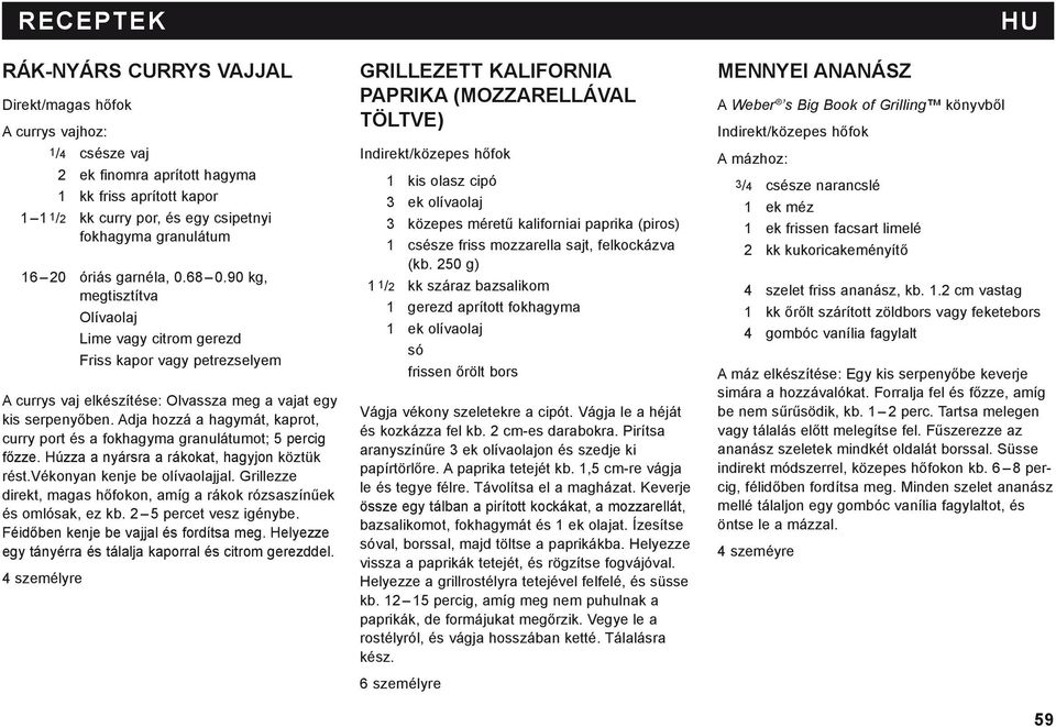 Adja hozzá a hagymát, kaprot, curry port és a fokhagyma granulátumot; 5 percig főzze. Húzza a nyársra a rákokat, hagyjon köztük rést.vékonyan kenje be olívaolajjal.