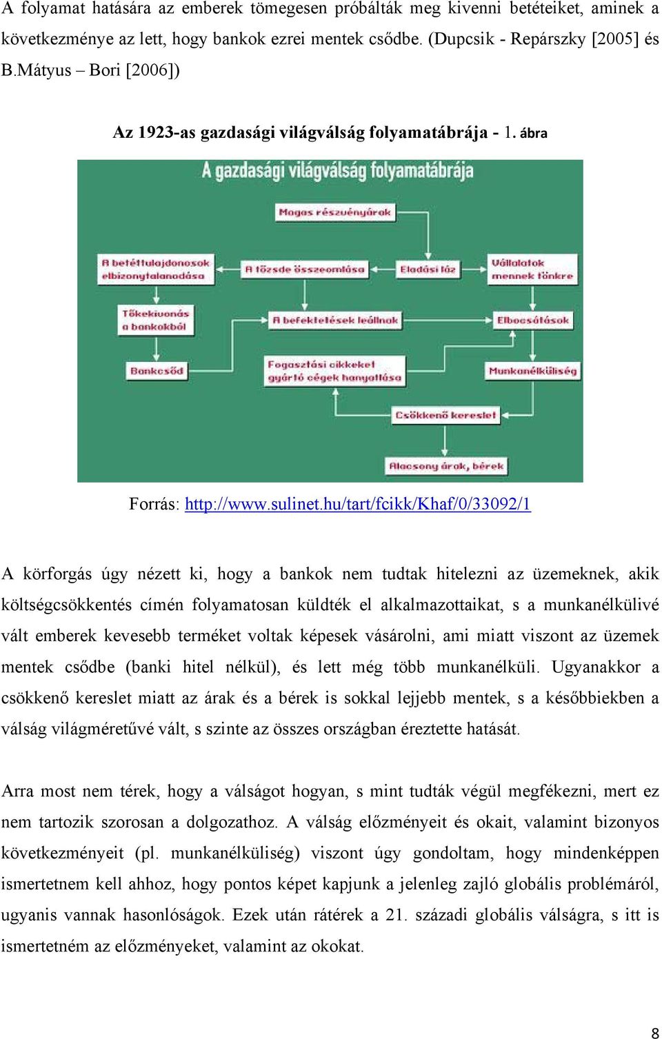 hu/tart/fcikk/khaf/0/33092/1 A körforgás úgy nézett ki, hogy a bankok nem tudtak hitelezni az üzemeknek, akik költségcsökkentés címén folyamatosan küldték el alkalmazottaikat, s a munkanélkülivé vált