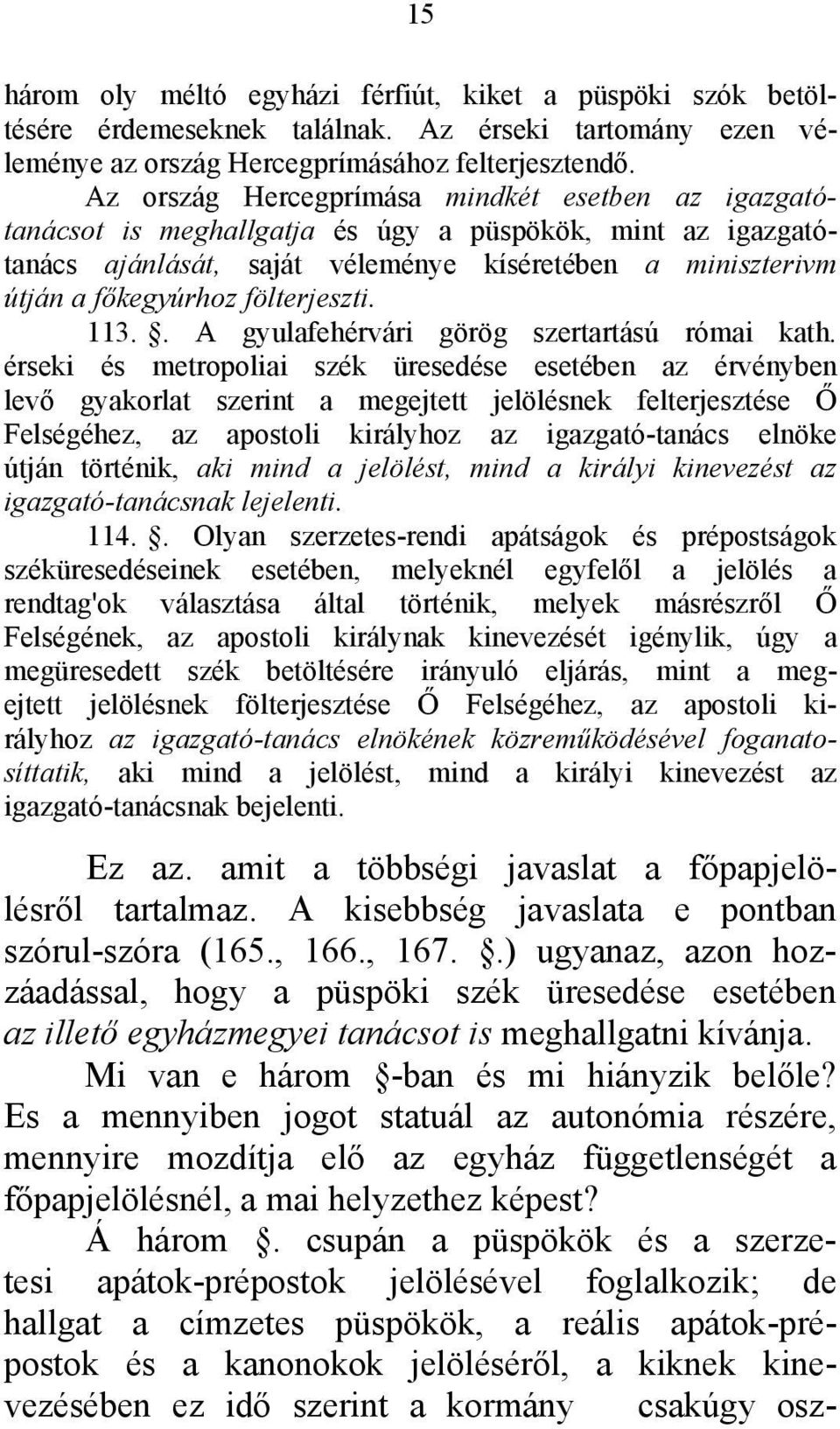 fölterjeszti. 113.. A gyulafehérvári görög szertartású római kath.