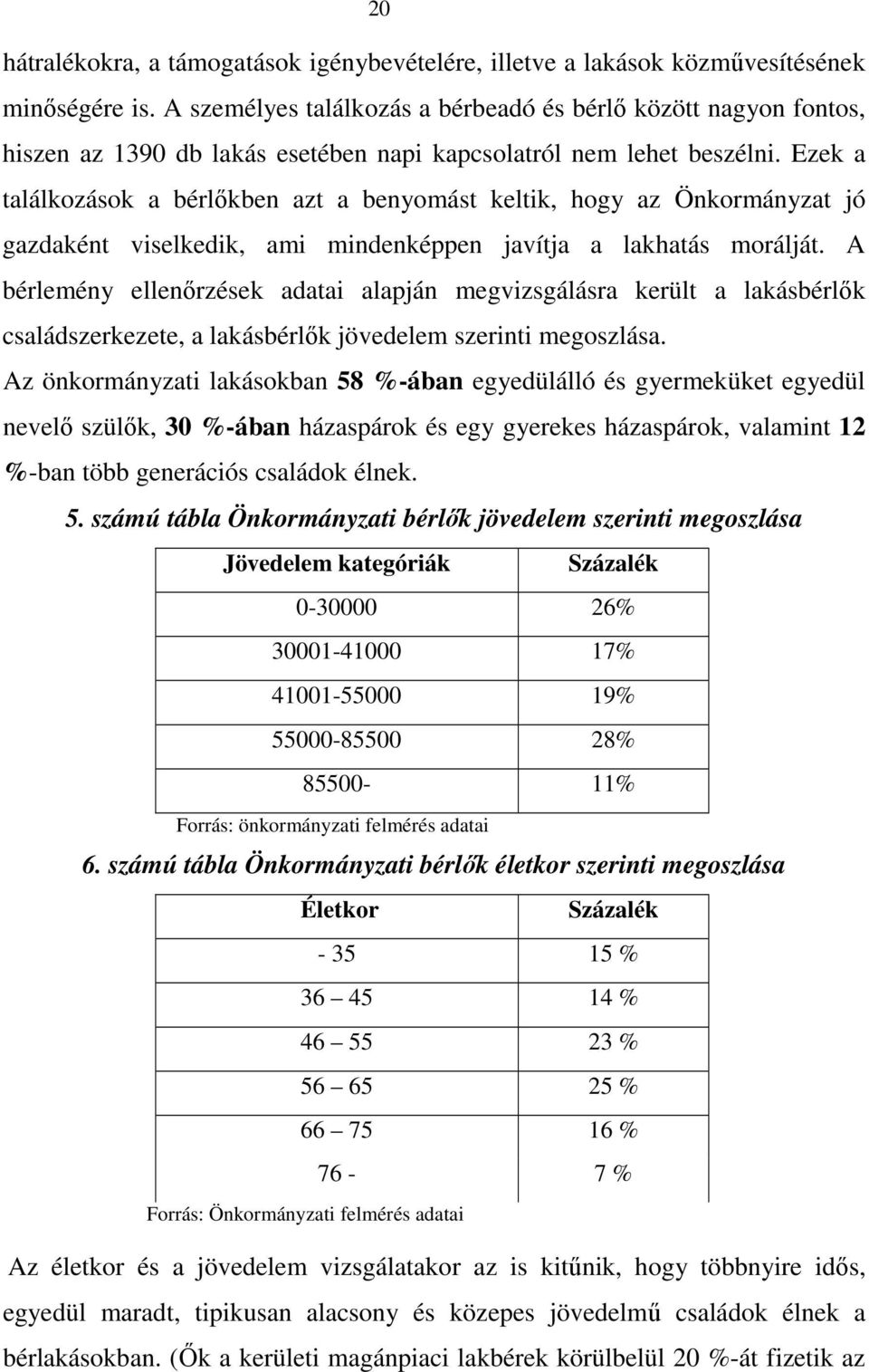 Ezek a találkozások a bérlőkben azt a benyomást keltik, hogy az Önkormányzat jó gazdaként viselkedik, ami mindenképpen javítja a lakhatás morálját.