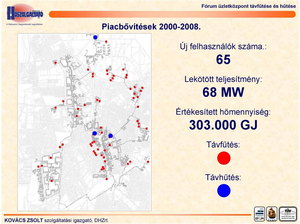 : 65 Lekötött teljesítmény: 68 MW