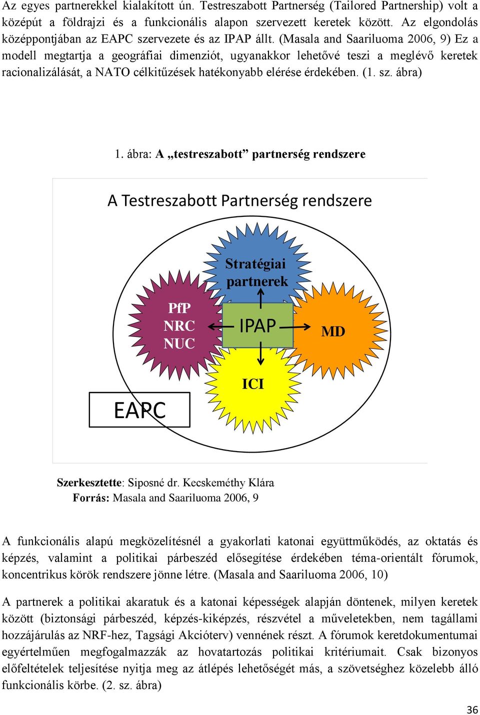 (Masala and Saariluoma 2006, 9) Ez a modell megtartja a geográfiai dimenziót, ugyanakkor lehetővé teszi a meglévő keretek racionalizálását, a NATO célkitűzések hatékonyabb elérése érdekében. (1. sz.