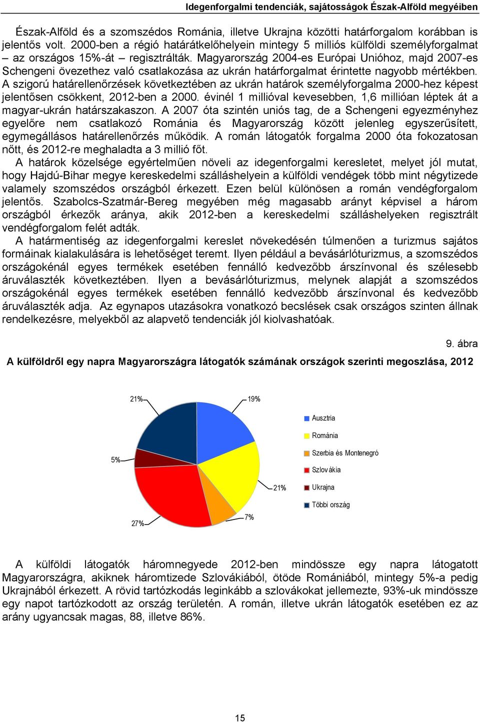 Magyarország 2004-es Európai Unióhoz, majd 2007-es Schengeni övezethez való csatlakozása az ukrán határforgalmat érintette nagyobb mértékben.