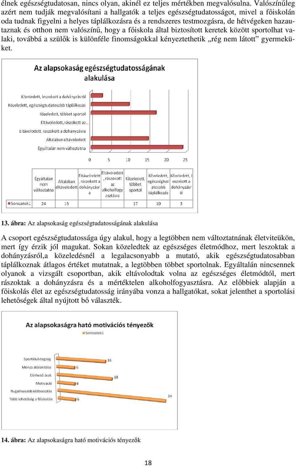 hazautaznak és otthon nem valószínő, hogy a fıiskola által biztosított keretek között sportolhat valaki, továbbá a szülık is különféle finomságokkal kényeztethetik rég nem látott gyermeküket. 13.