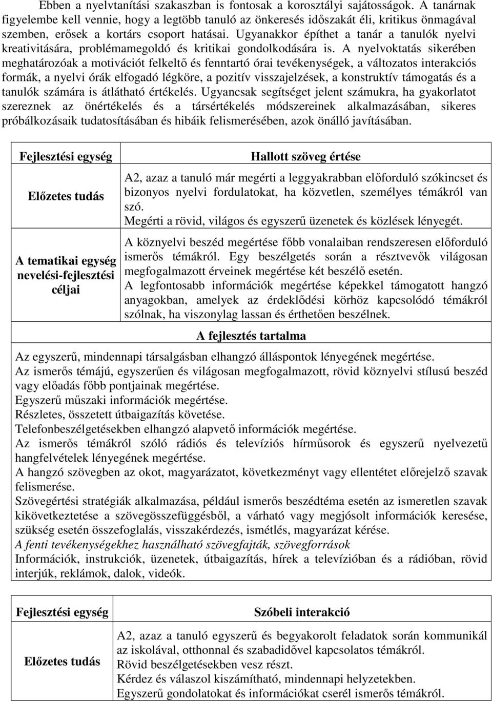 Ugyanakkor építhet a tanár a tanulók nyelvi kreativitására, problémamegoldó és kritikai gondolkodására is.