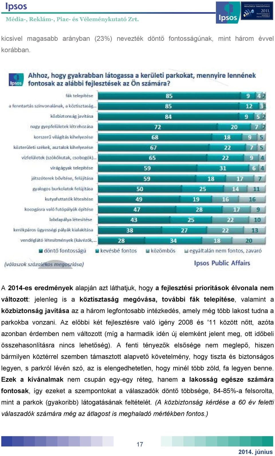 három legfontosabb intézkedés, amely még több lakost tudna a parkokba vonzani.