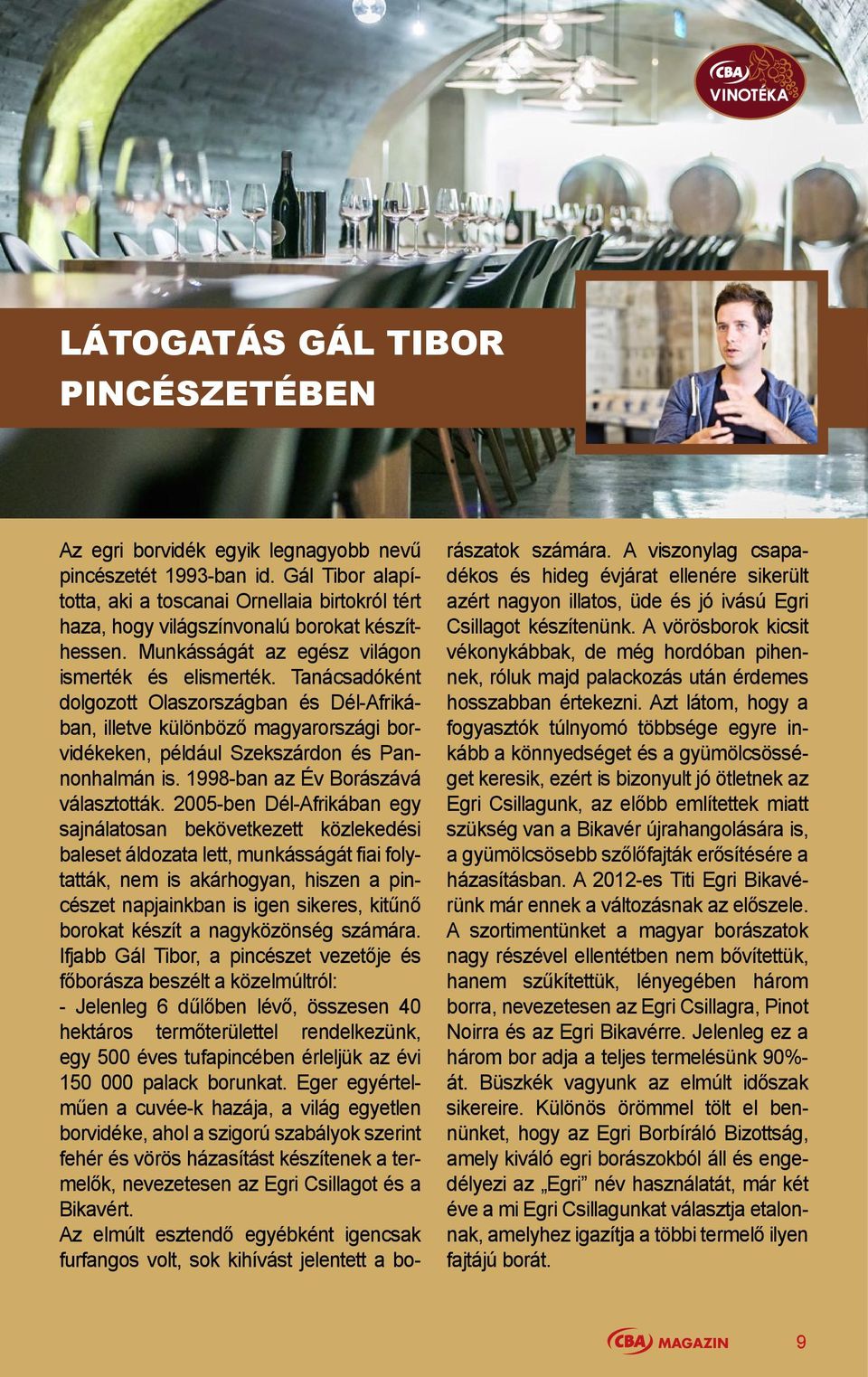 Tanácsadóként dolgozott Olaszországban és Dél-Afrikában, illetve különböző magyarországi borvidékeken, például Szekszárdon és Pannonhalmán is. 1998-ban az Év Borászává választották.