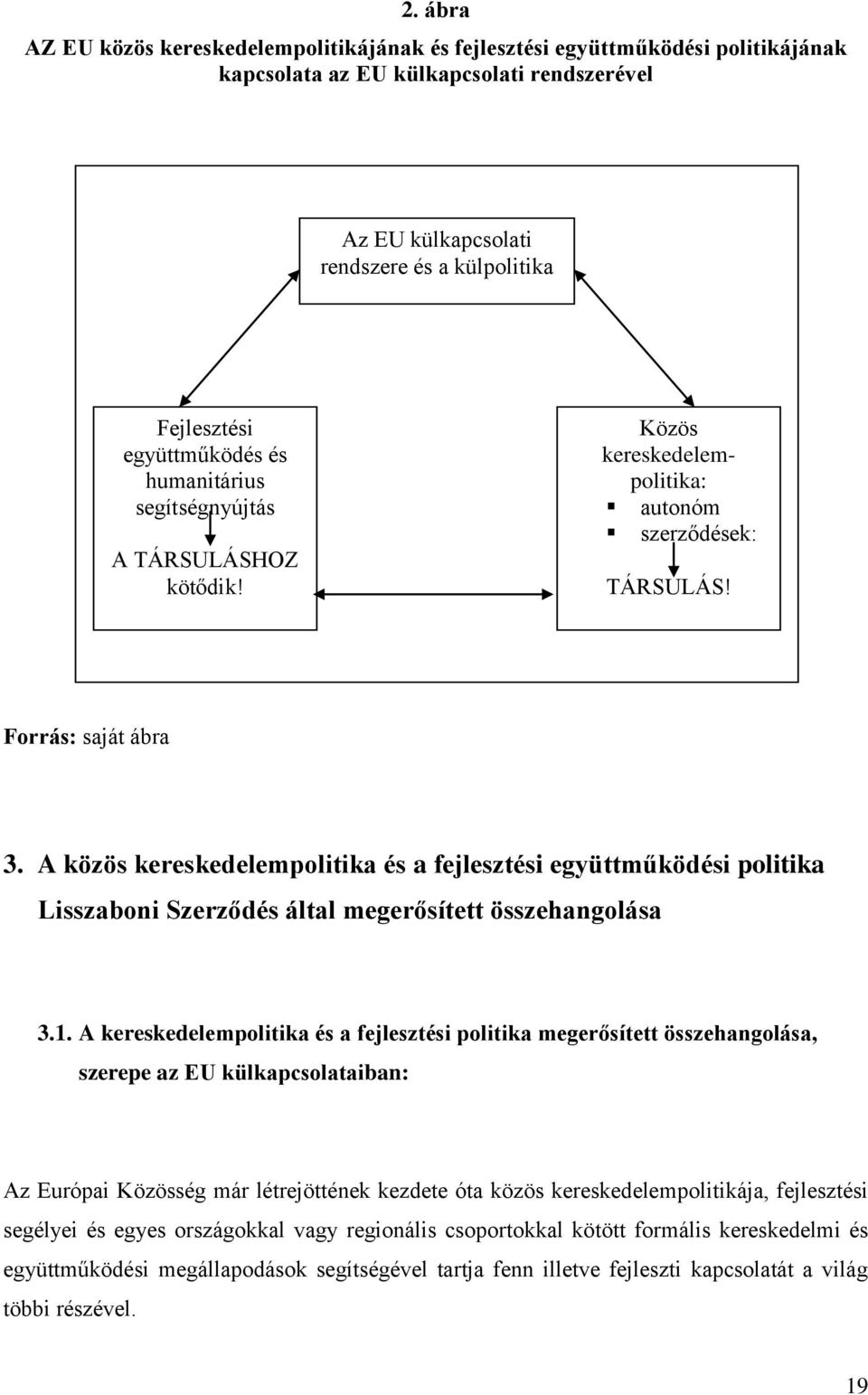 A közös kereskedelempolitika és a fejlesztési együttműködési politika Lisszaboni Szerződés által megerősített összehangolása 3.1.