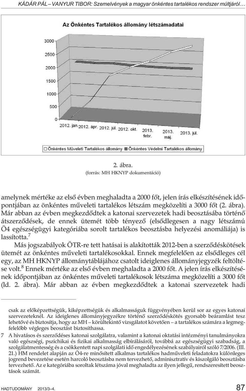 Már abban az évben megkezdõdtek a katonai szervezetek hadi beosztásába történõ átszerzõdések, de ennek ütemét több tényezõ (elsõdlegesen a nagy létszámú Ö4 egészségügyi kategóriába sorolt tartalékos