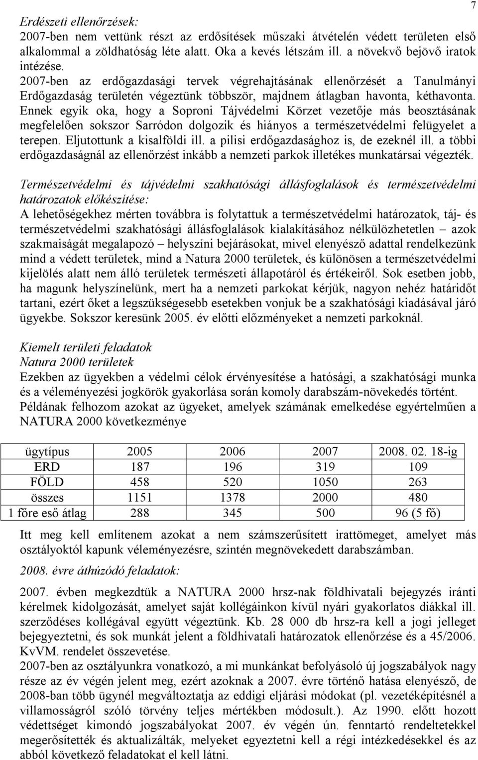 Ennek egyik oka, hogy a Soproni Tájvédelmi Körzet vezetője más beosztásának megfelelően sokszor Sarródon dolgozik és hiányos a természetvédelmi felügyelet a terepen. Eljutottunk a kisalföldi ill.