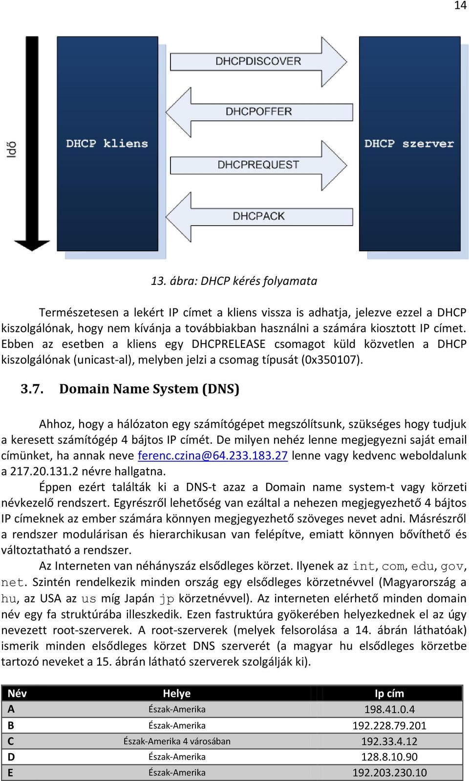 Ebben az esetben a kliens egy DHCPRELEASE csomagot küld közvetlen a DHCP kiszolgálónak (unicast-al), melyben jelzi a csomag típusát (0x350107)