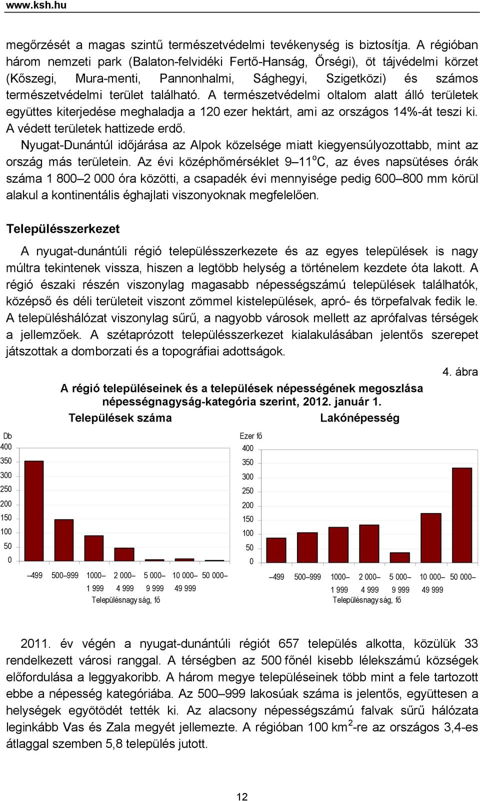 A természetvédelmi oltalom alatt álló területek együttes kiterjedése meghaladja a 120 ezer hektárt, ami az országos 14%-át teszi ki. A védett területek hattizede erdő.