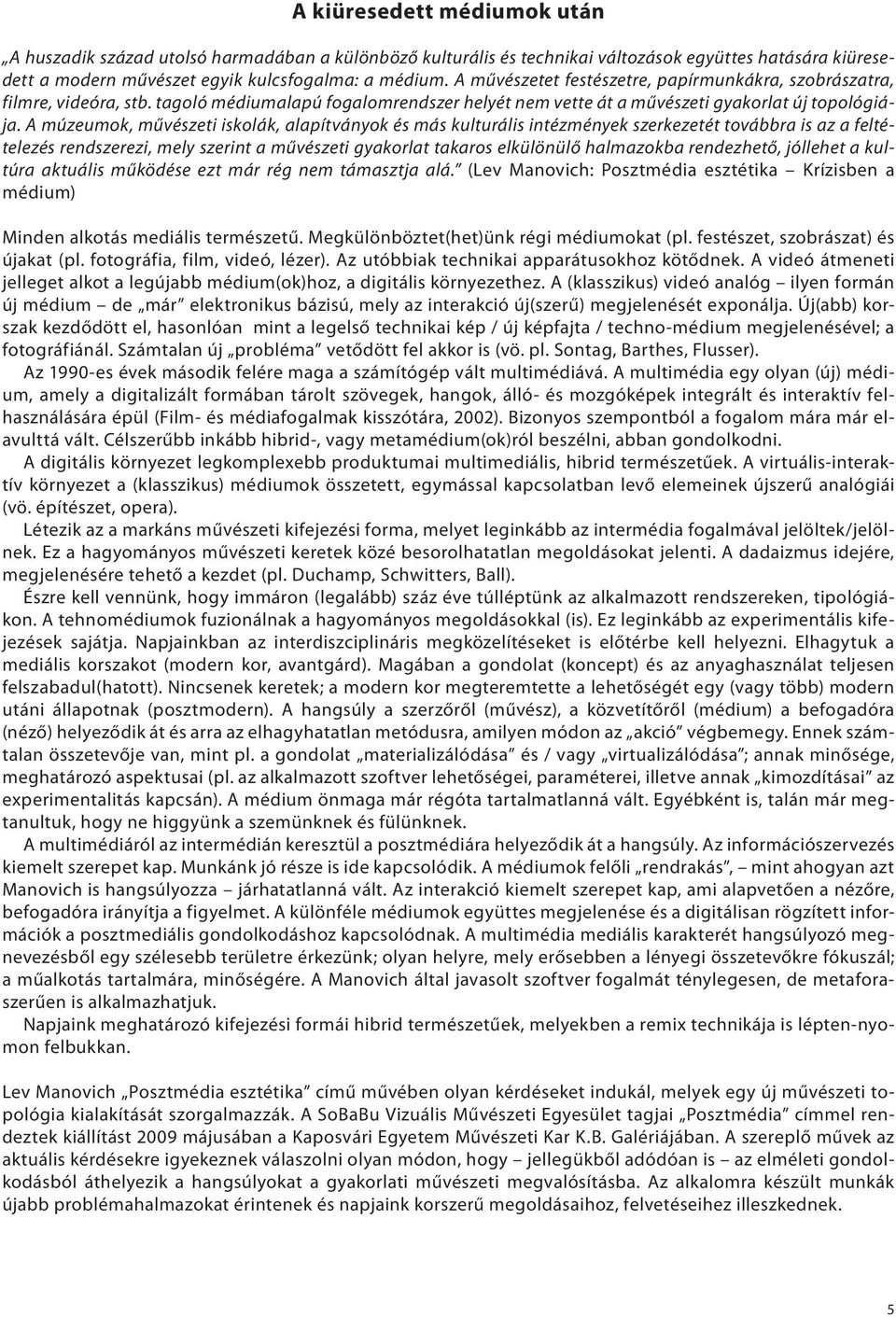 A múzeumok, művészeti iskolák, alapítványok és más kulturális intézmények szerkezetét továbbra is az a feltételezés rendszerezi, mely szerint a művészeti gyakorlat takaros elkülönülő halmazokba