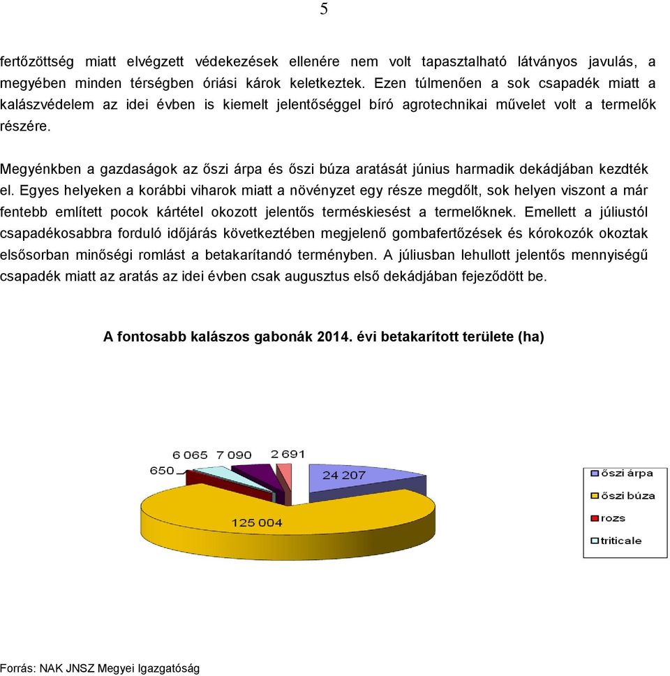 Megyénkben a gazdaságok az őszi árpa és őszi búza aratását június harmadik dekádjában kezdték el.