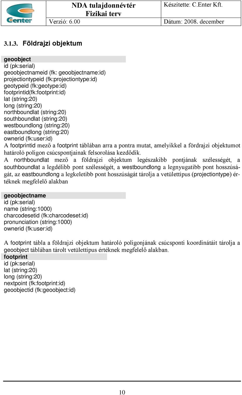 a pontra mutat, amelyikkel a fördrajzi objektumot határoló poligon csúcspontjainak felsorolása kezdődik.