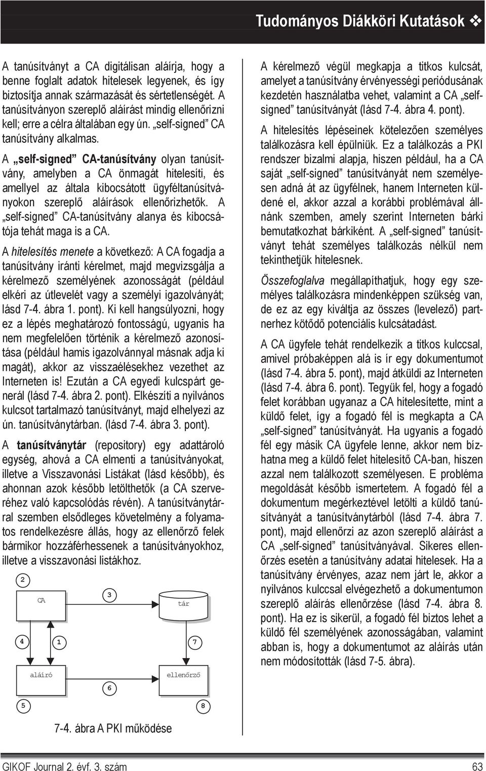 A self-signed CA-tanúsítvány olyan tanúsítvány, amelyben a CA önmagát hitelesíti, és amellyel az általa kibocsátott ügyféltanúsítványokon szerepl aláírások ellen rizhet k.