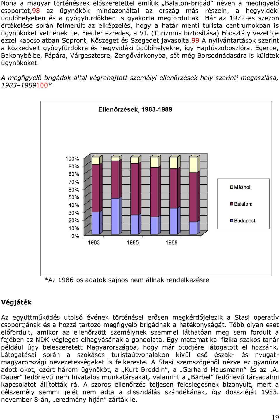 (Turizmus biztosítása) Főosztály vezetője ezzel kapcsolatban Sopront, Kőszeget és Szegedet javasolta.