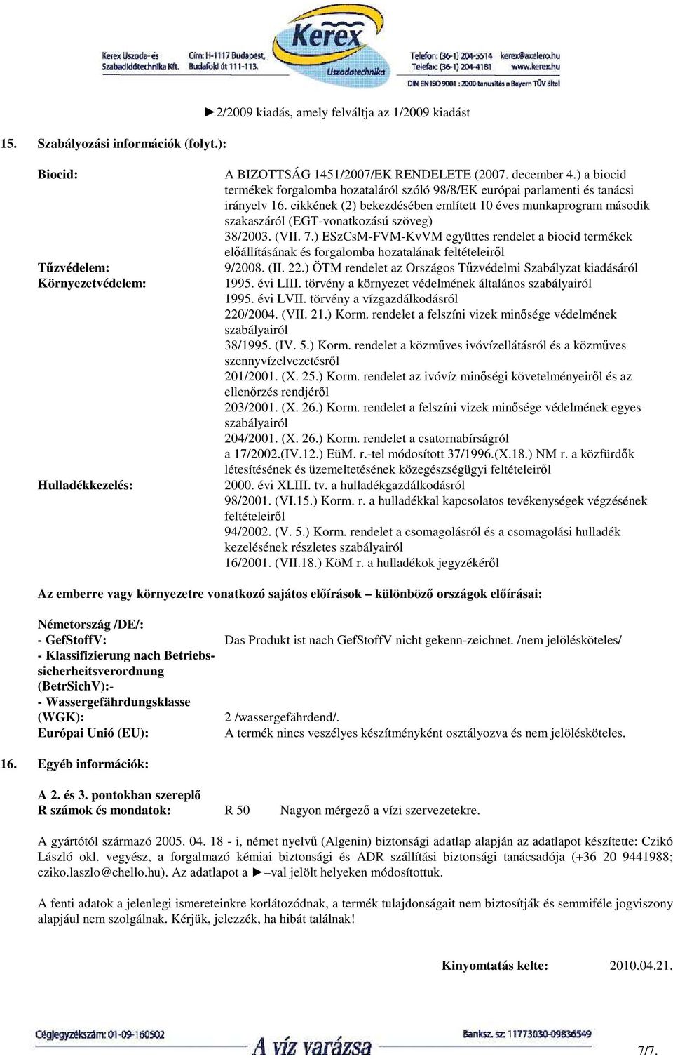 cikkének (2) bekezdésében említett 10 éves munkaprogram második szakaszáról (EGT-vonatkozású szöveg) 38/2003. (VII. 7.