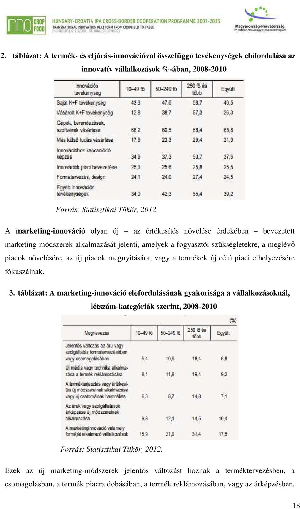 piacok megnyitására, vagy a termékek új célú piaci elhelyezésére fókuszálnak. 3.