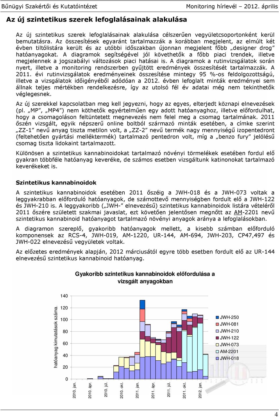 A diagramok segítségével jól követhetık a fıbb piaci trendek, illetve megjelennek a jogszabályi változások piaci hatásai is.