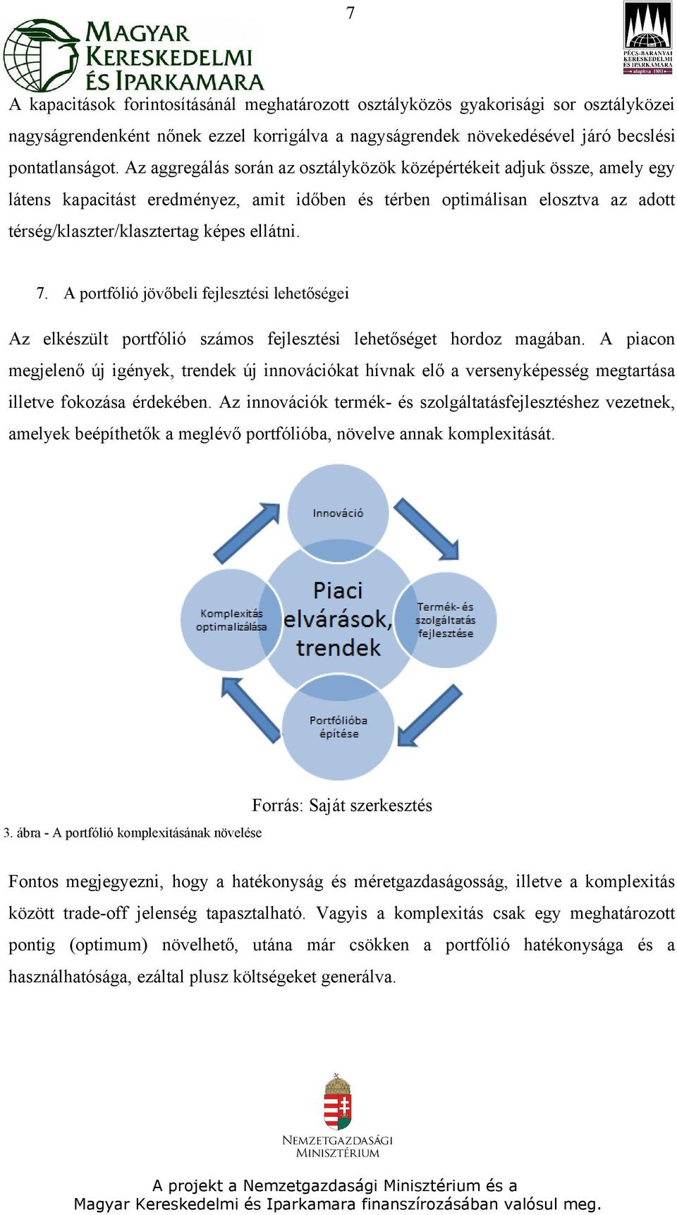 A portfólió jövőbeli fejlesztési lehetőségei Az elkészült portfólió számos fejlesztési lehetőséget hordoz magában.