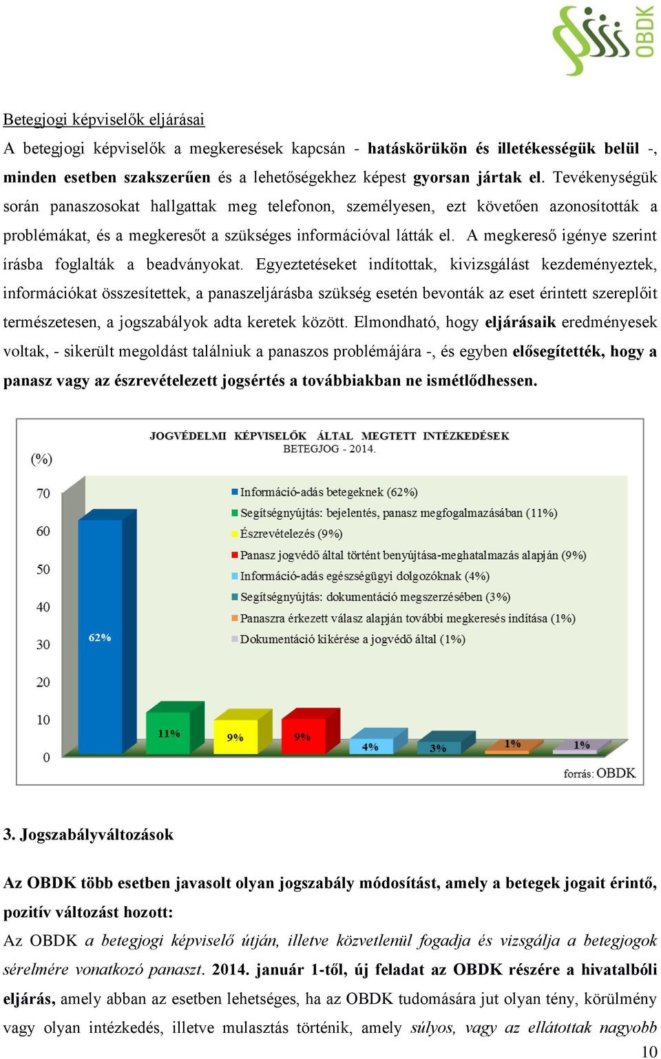 A megkereső igénye szerint írásba foglalták a beadványokat.