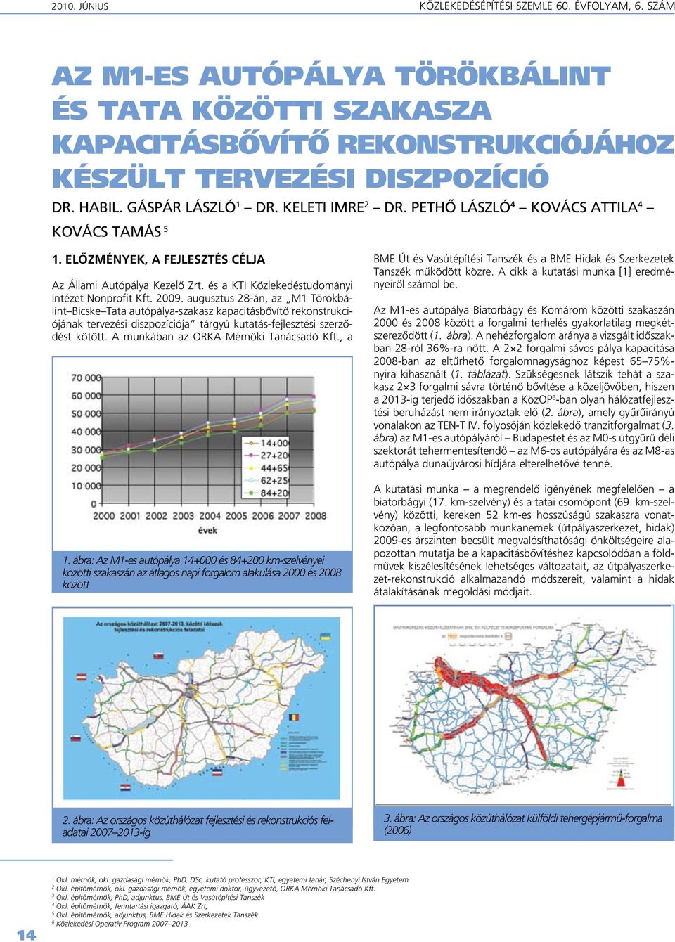 és a KTI Közlekedéstudományi Intézet Nonprofit Kft. 2009.