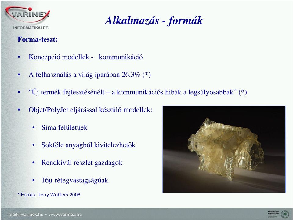 3% (*) Új termék fejlesztésénélt a kommunikációs hibák a legsúlyosabbak (*)