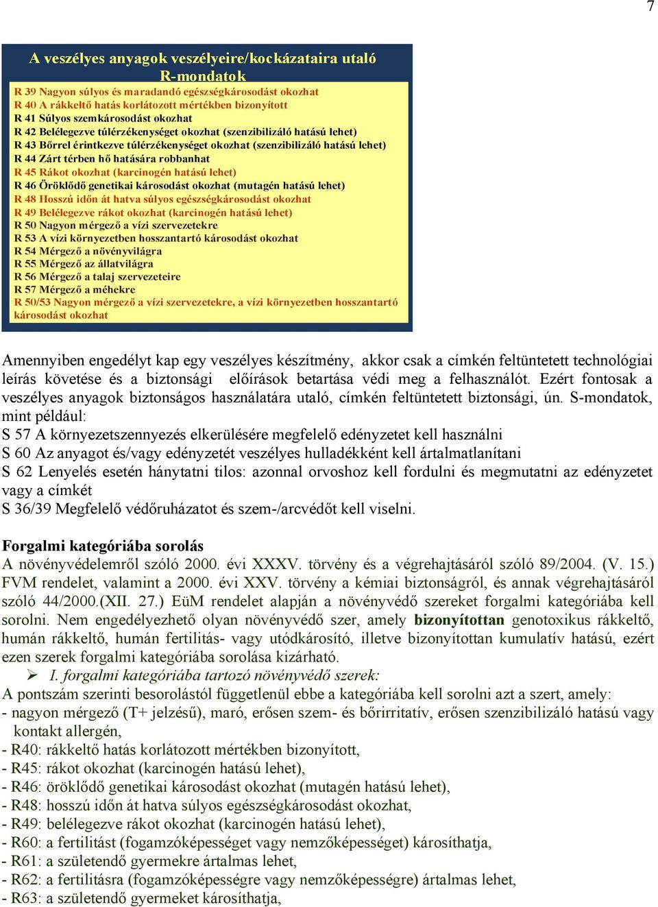 hatására robbanhat R 45 Rákot okozhat (karcinogén hatású lehet) R 46 Öröklődő genetikai károsodást okozhat (mutagén hatású lehet) R 48 Hosszú időn át hatva súlyos egészségkárosodást okozhat R 49