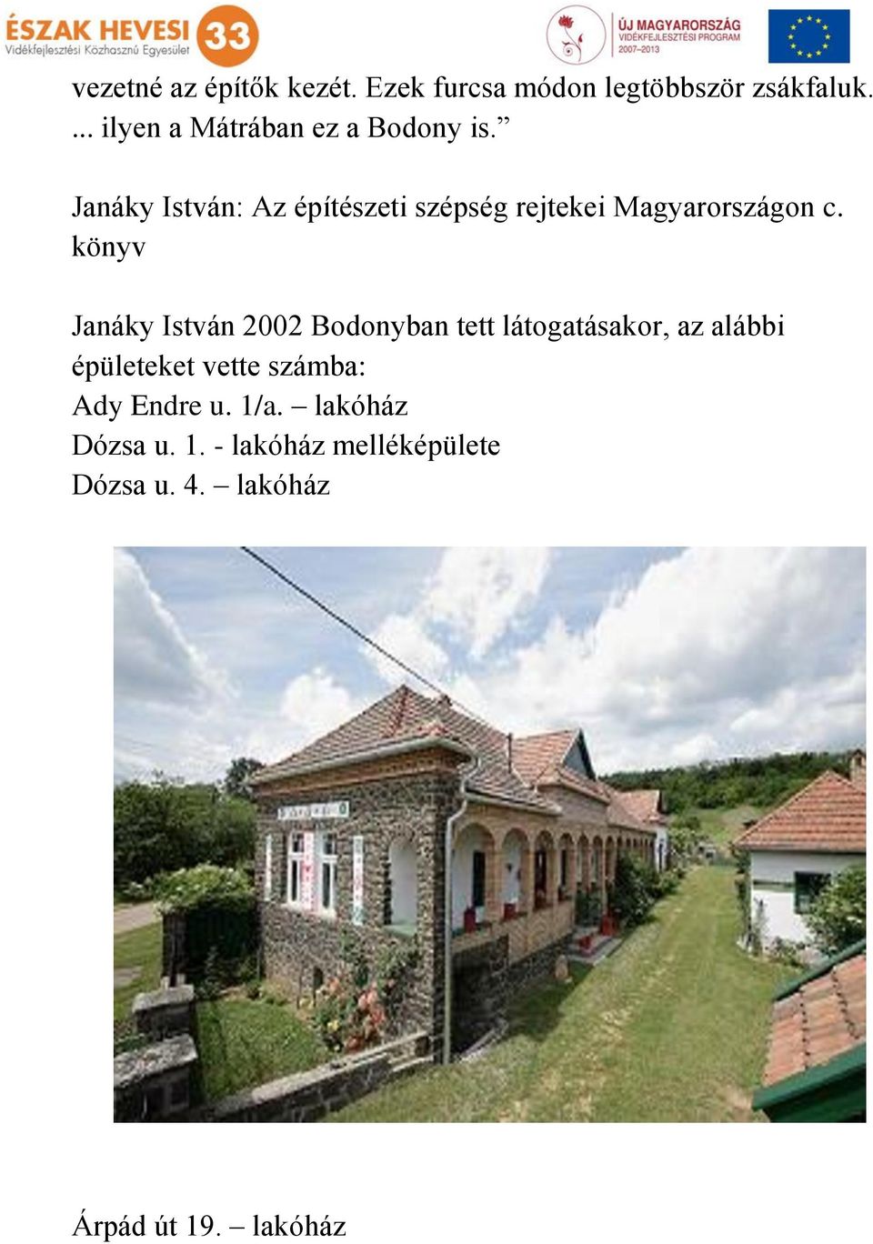 Janáky István: Az építészeti szépség rejtekei Magyarországon c.