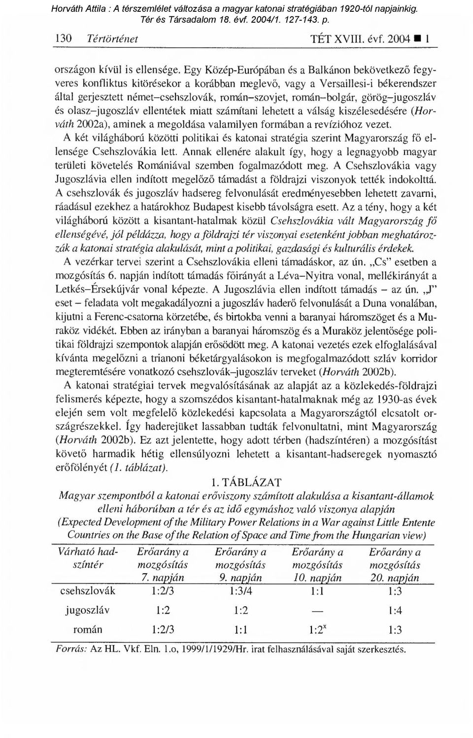 bolgár, görög jugoszláv és olasz jugoszláv ellentétek miatt számítani lehetett a válság kiszélesedésére (Horváth 2002a), aminek a megoldása valamilyen formában a revízióhoz vezet.